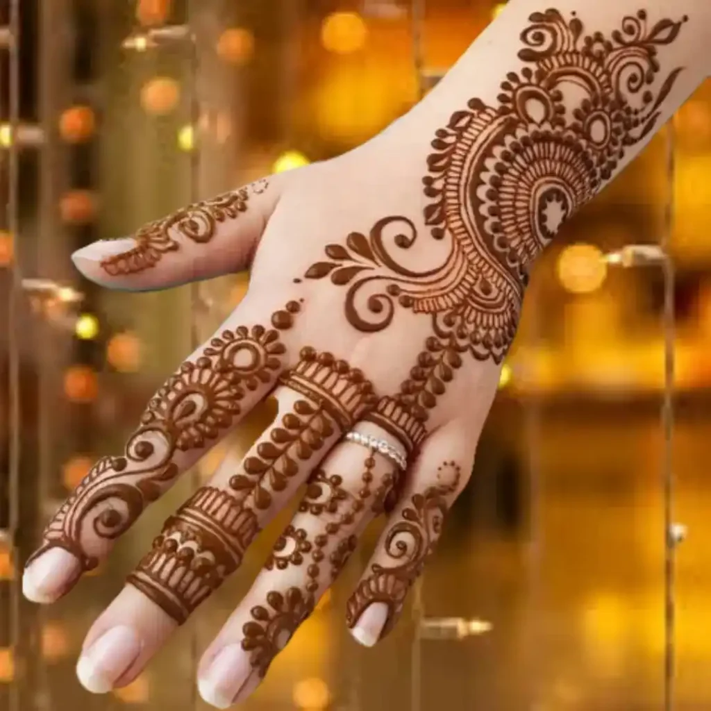 back hand mehndi designs