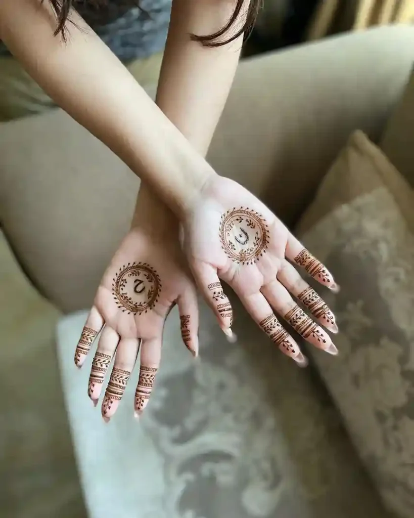 Flower Mehndi Design For Front Hand