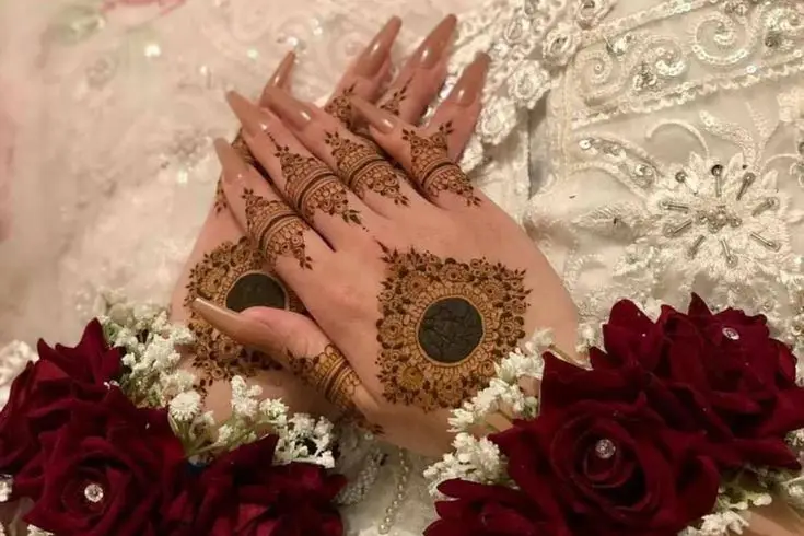 Flower Mehndi Design For Front Hand