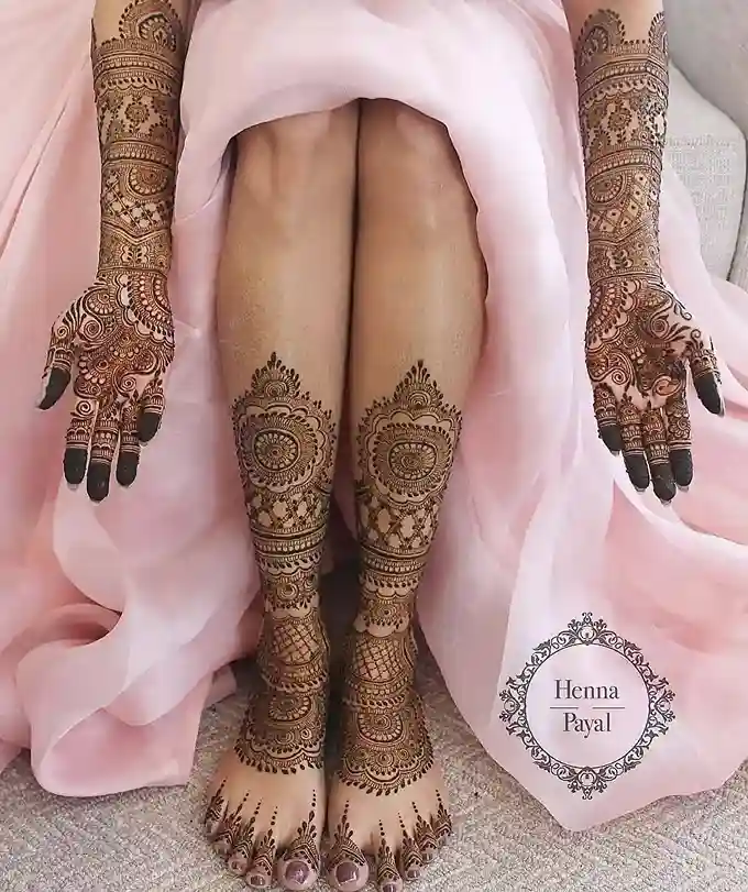 Flower Mehndi Design For Front Hand