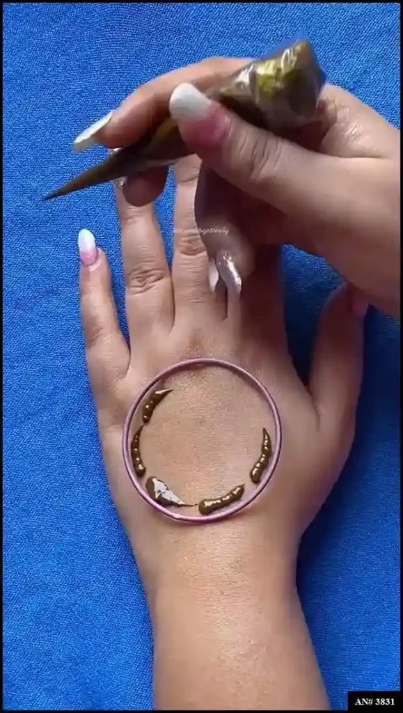 Flower Mehndi Design For Front Hand