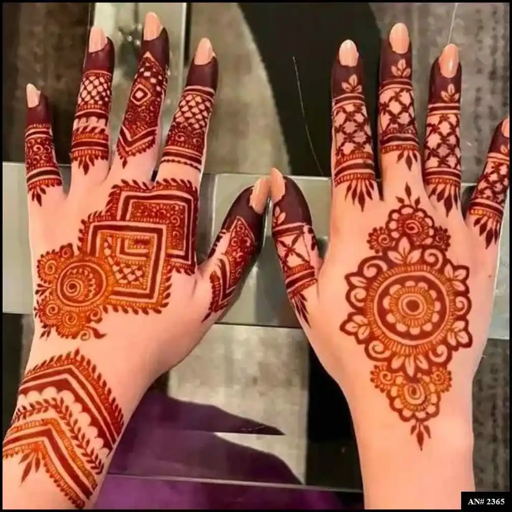 Flower Mehndi Design For Front Hand