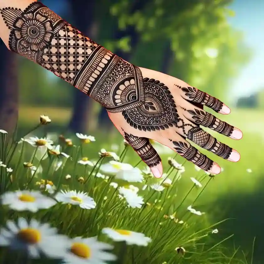 Mehndi Design 2024 Arabic