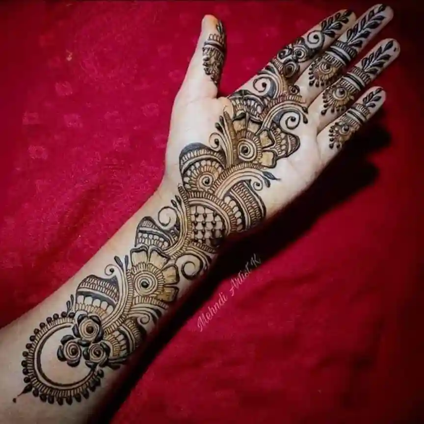 Mehndi Design 2024 Arabic