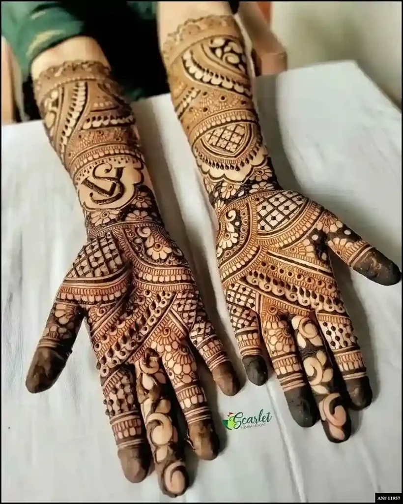 Modern full hand mehndi design Modern full hand mehndi design
