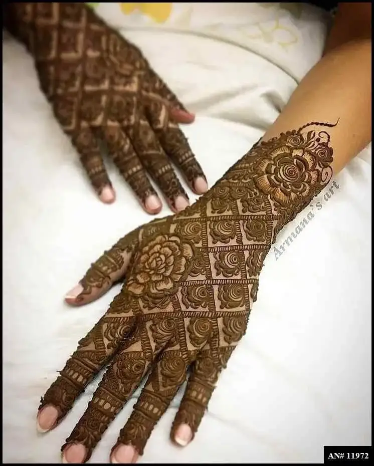 Modern full hand mehndi design Modern full hand mehndi design