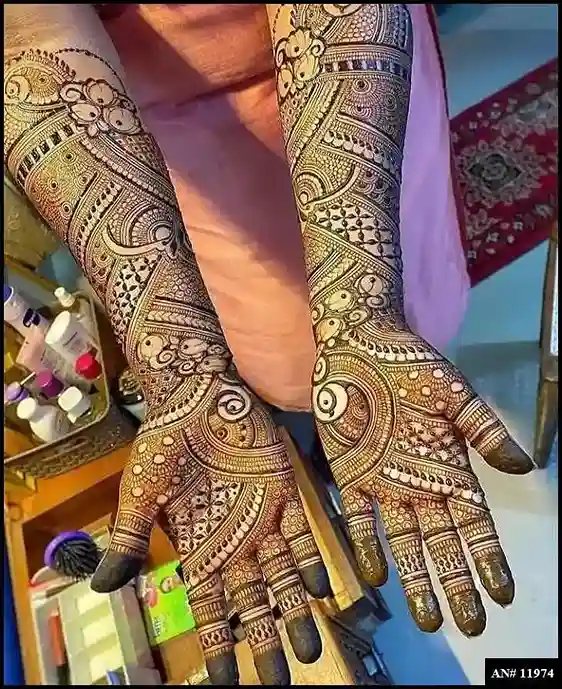 Modern full hand mehndi design Modern full hand mehndi design