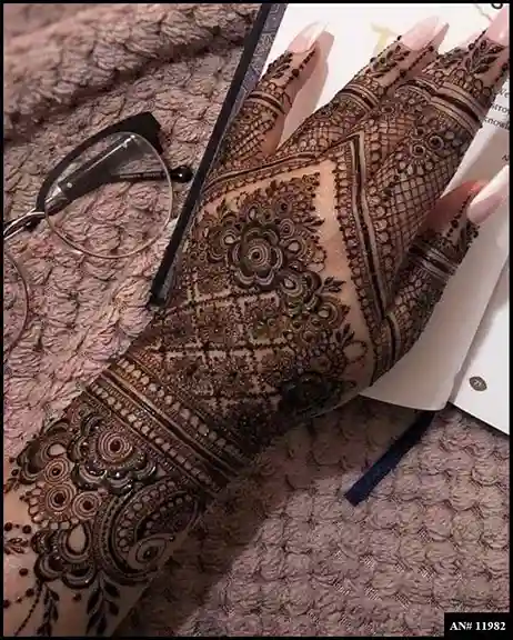 Modern full hand mehndi design Modern full hand mehndi design
