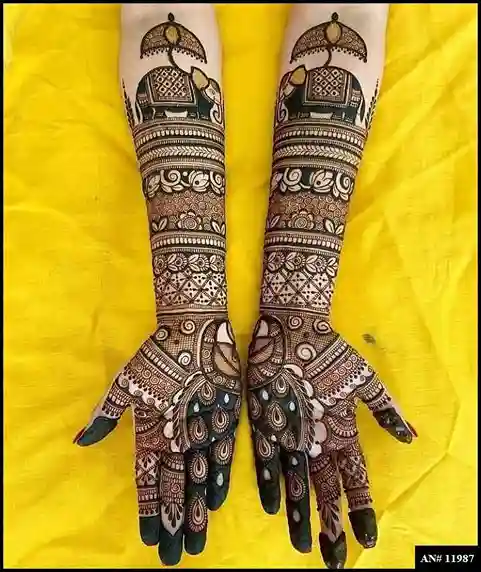 Modern full hand mehndi design Modern full hand mehndi design