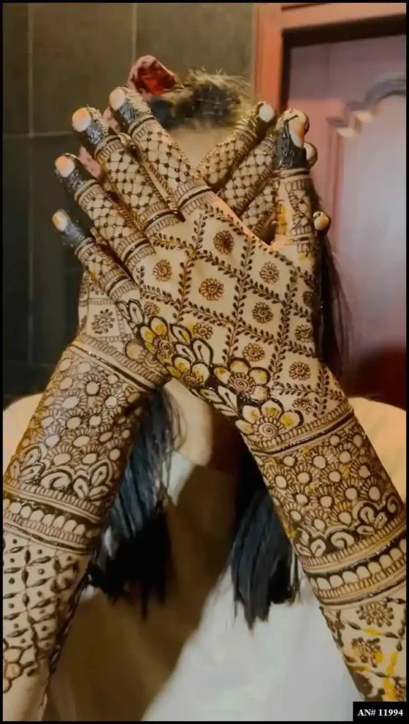 Modern full hand mehndi design Modern full hand mehndi design