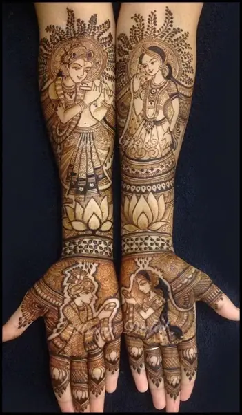 Modern full hand mehndi design Modern full hand mehndi design