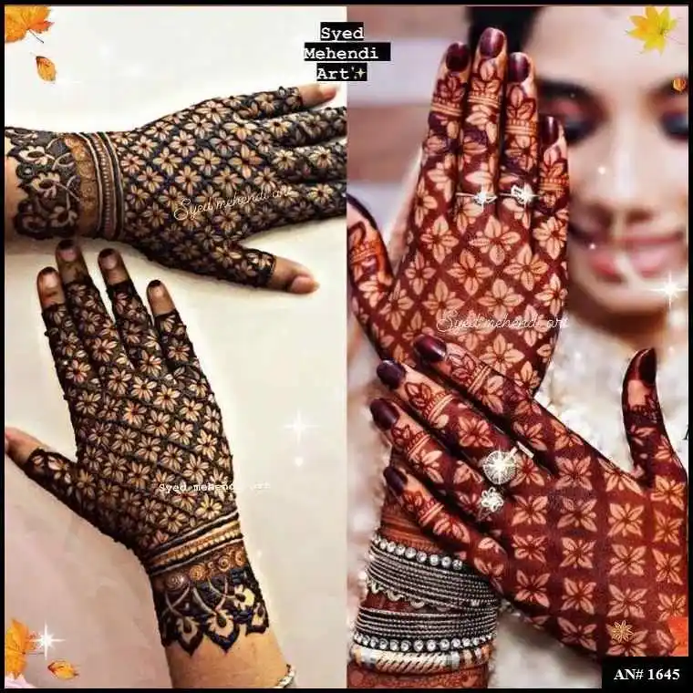 Modern full hand mehndi design Modern full hand mehndi design