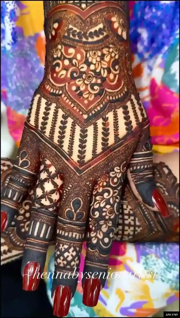 Modern full hand mehndi design Modern full hand mehndi design