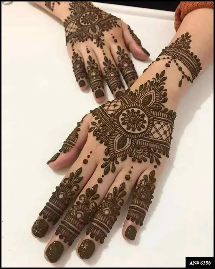 Modern full hand mehndi design Modern full hand mehndi design