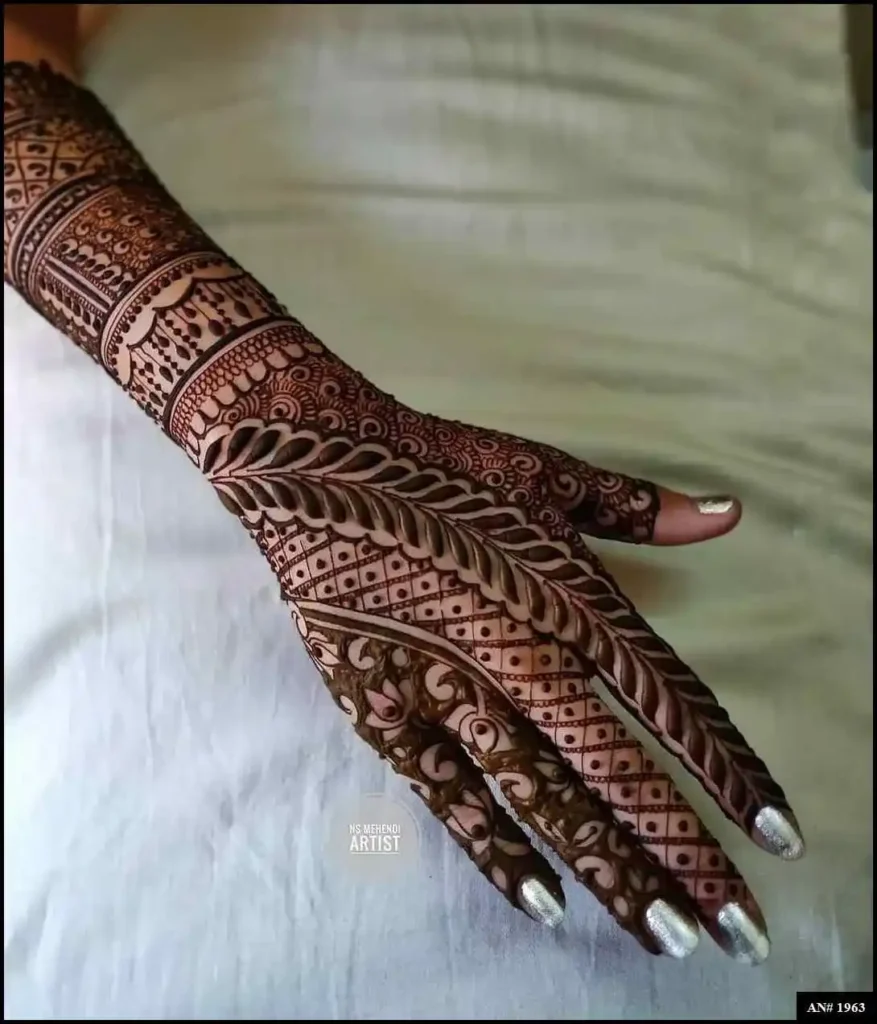 Modern full hand mehndi design Modern full hand mehndi design