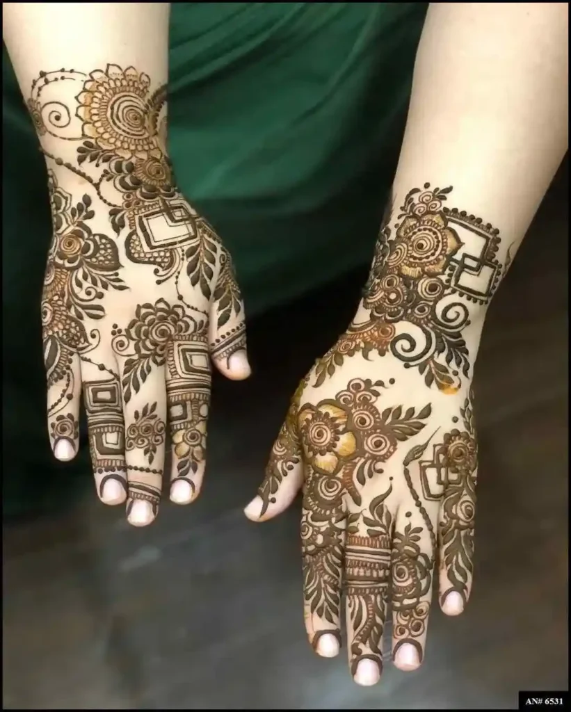 Modern full hand mehndi design Modern full hand mehndi design