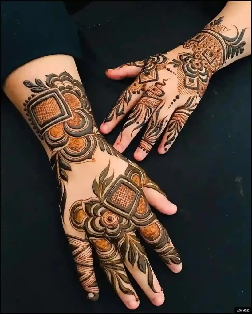 Modern full hand mehndi design Modern full hand mehndi design