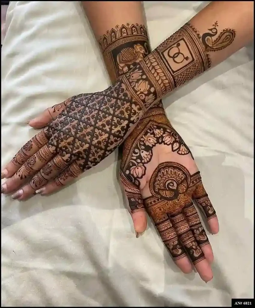 Modern full hand mehndi design Modern full hand mehndi design