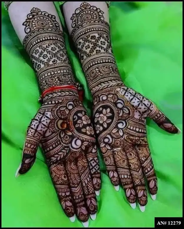 Modern full hand mehndi design Modern full hand mehndi design