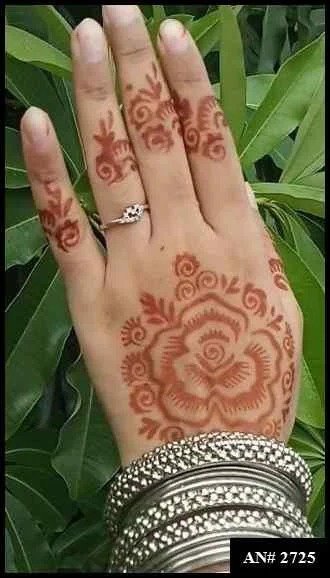 Easy Simple Circle Mehndi Design