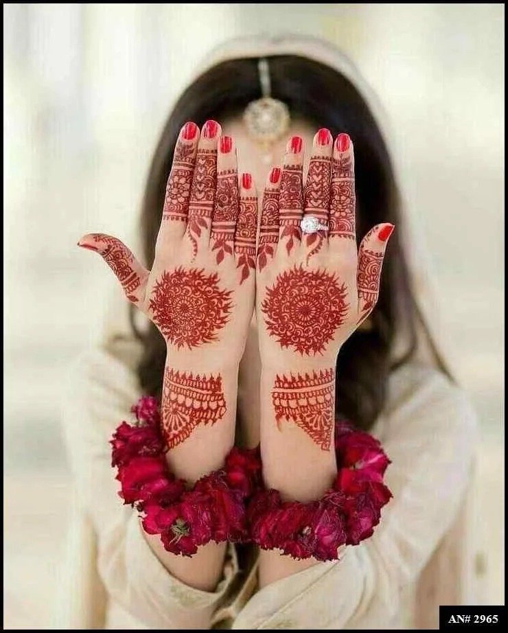 Easy Simple Circle Mehndi Design