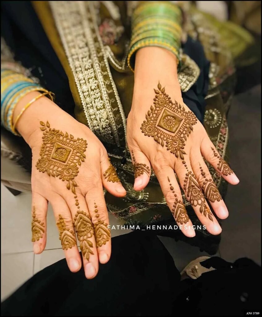 Easy Simple Circle Mehndi Design