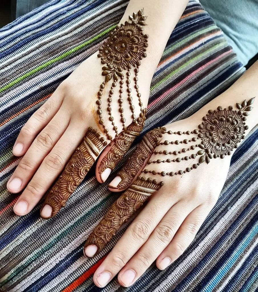 Easy Simple Circle Mehndi Design