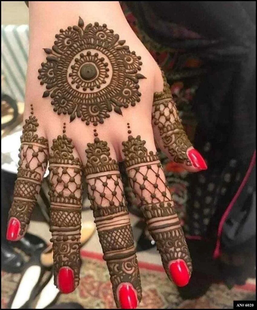 Easy Simple Circle Mehndi Design