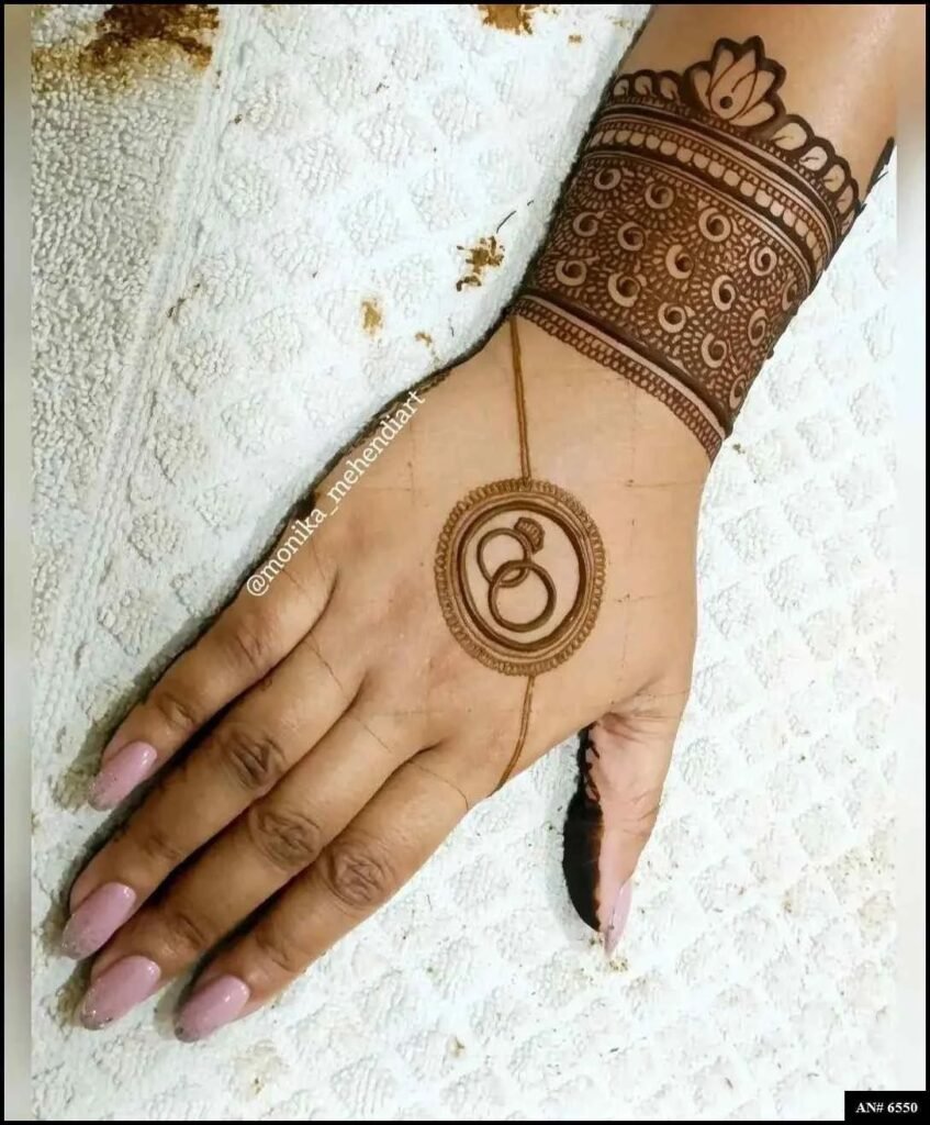 Easy Simple Circle Mehndi Design