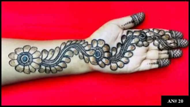 Stylish Mehndi Design No