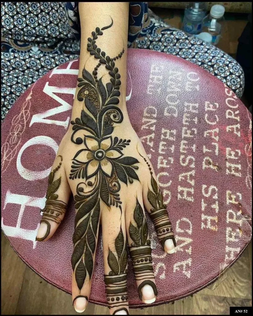 Stylish Mehndi Design No