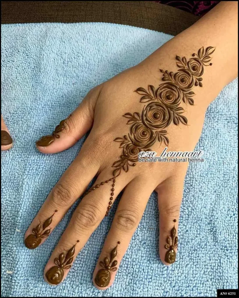 Stylish Mehndi Design No