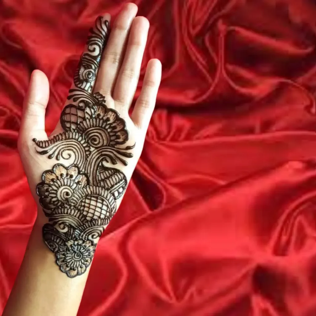 Stylish Modern Full Hand Mehndi Design