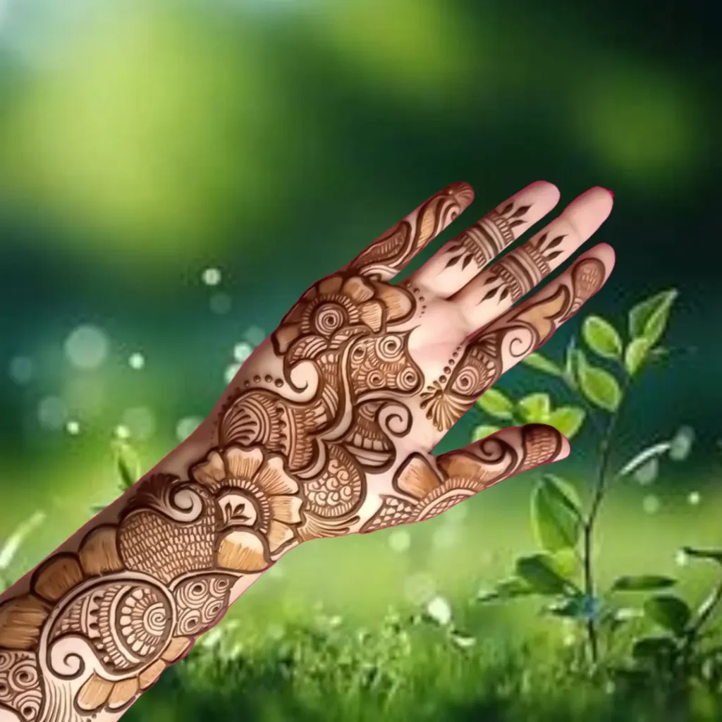 Stylish New Full Hand Mehndi Design