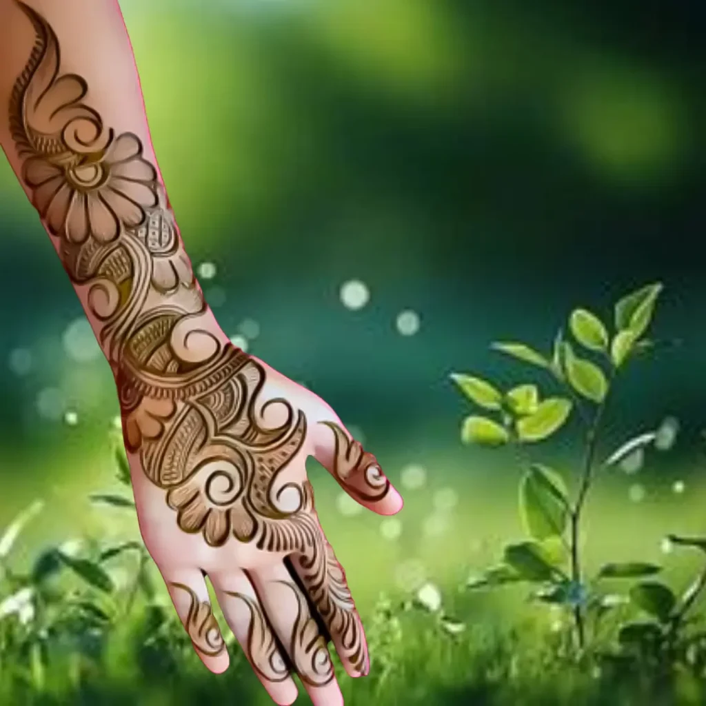Stylish New Full Hand Mehndi Design