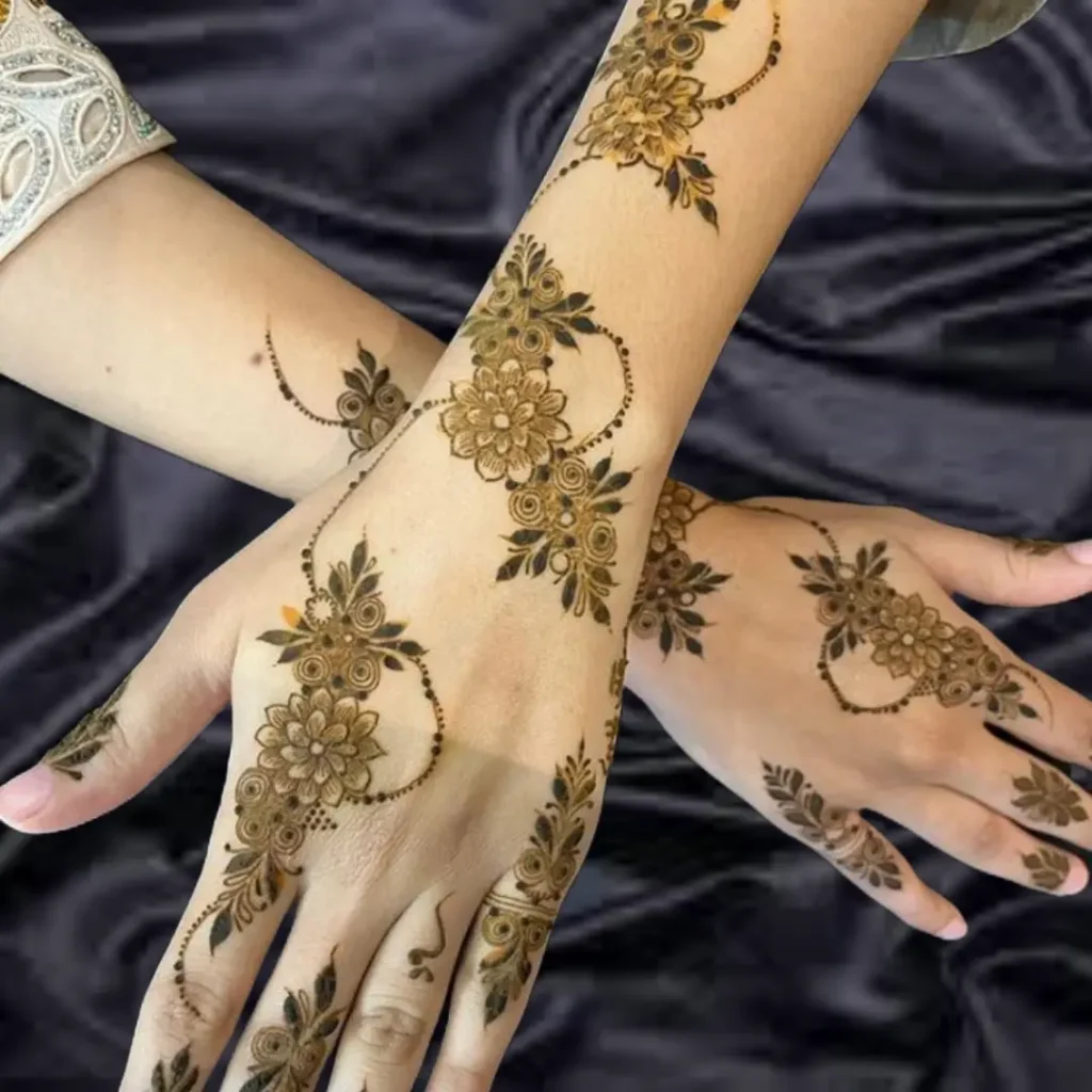 Stylish Trendy Full Hand Mehndi Design