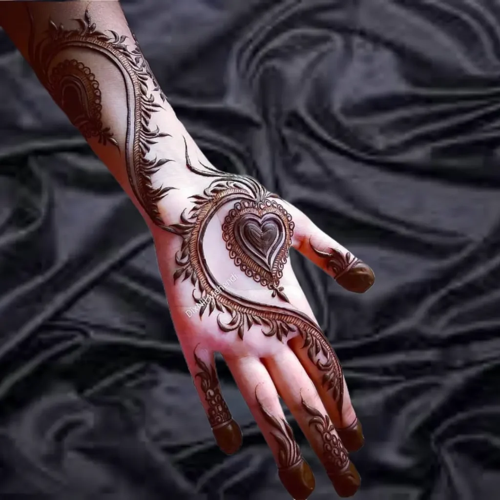 Stylish Trendy Full Hand Mehndi Design