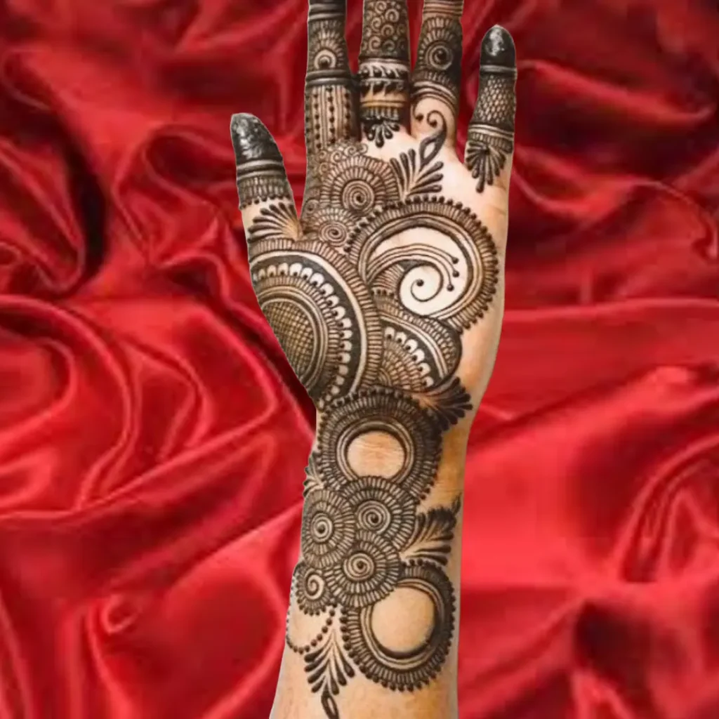 Front Full Hand Mehndi Design