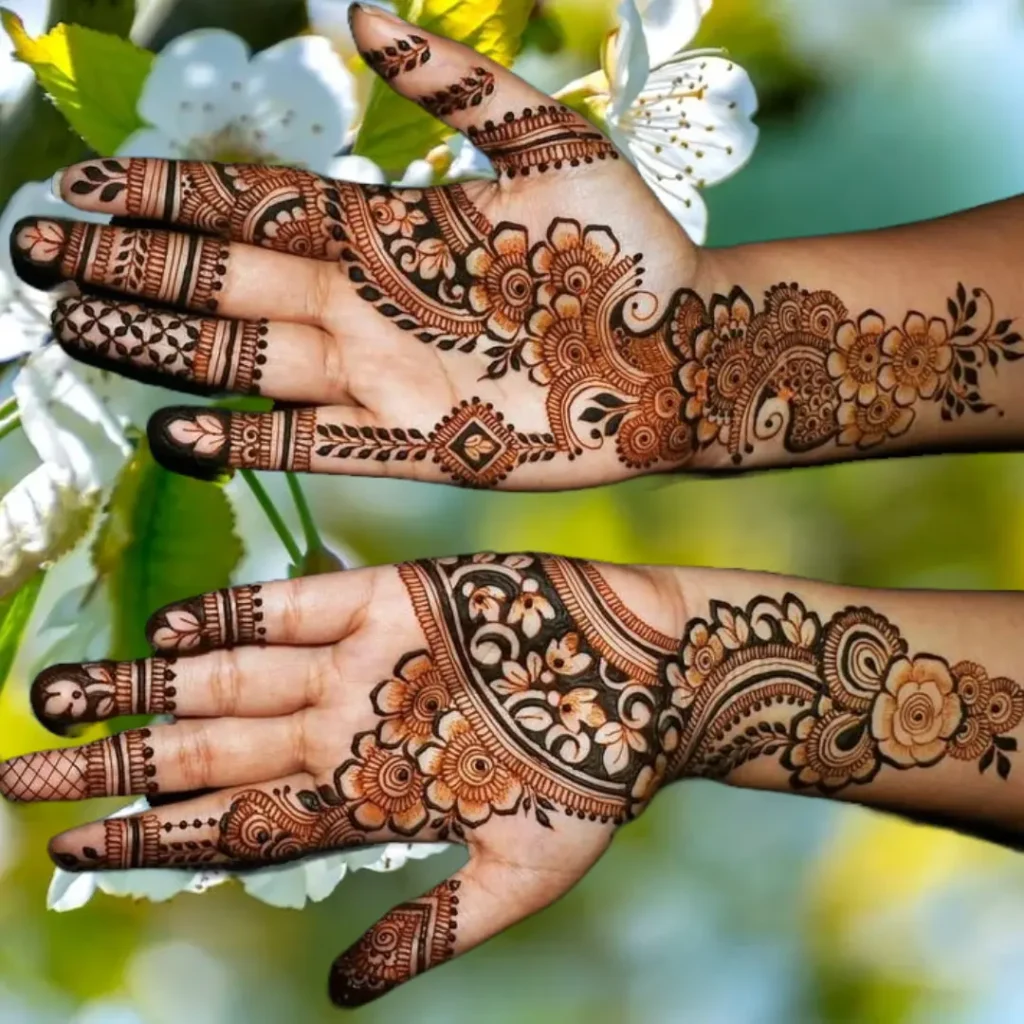 Stylish Mehndi Design For Full Hand